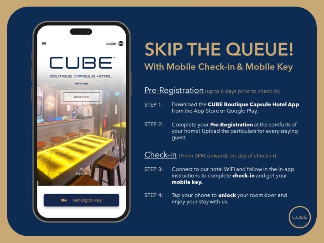 Cube Boutique Capsule Hotel At Kampong Glam Singapore Exterior photo